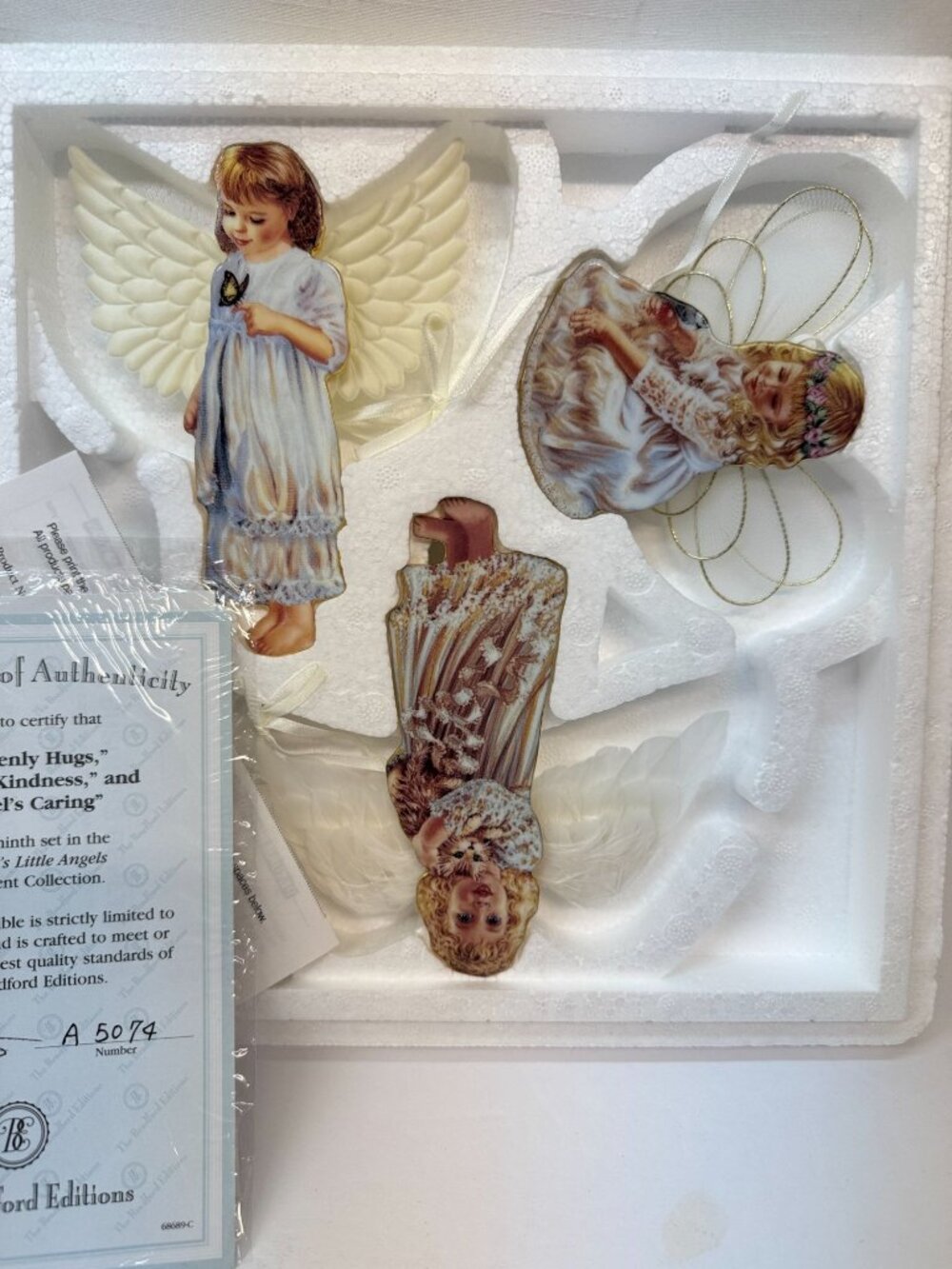 9th Set Bradford Heavens Little Angels- Porcelain ornaments